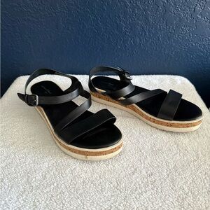 Women's Black Platform Sandals